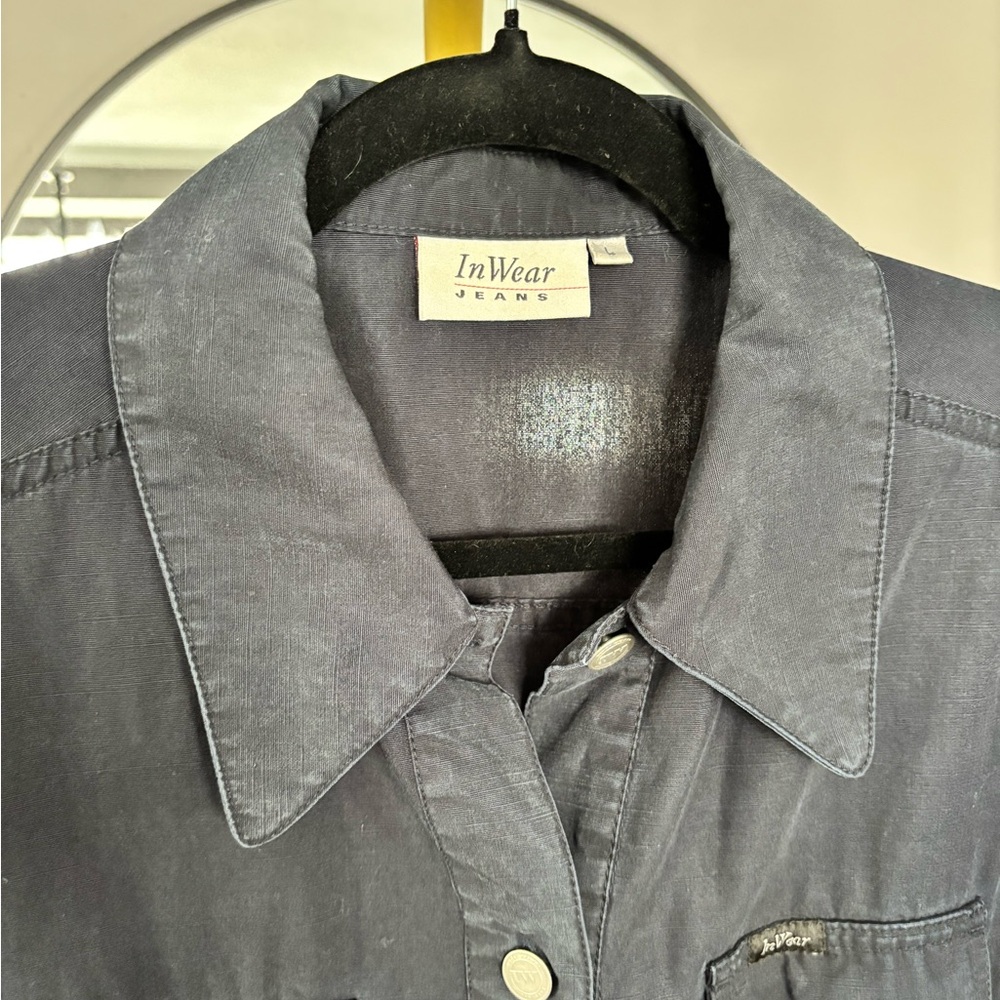 InWear Button-Front Shacket Jacket - Picture 7 of 8